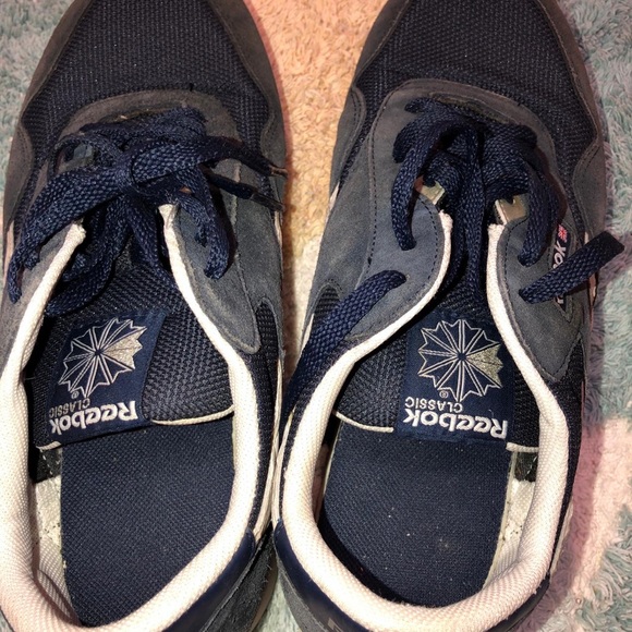 Men’s Reebok Classic Navy Sneaker Shoe Size 9.5 main image 5